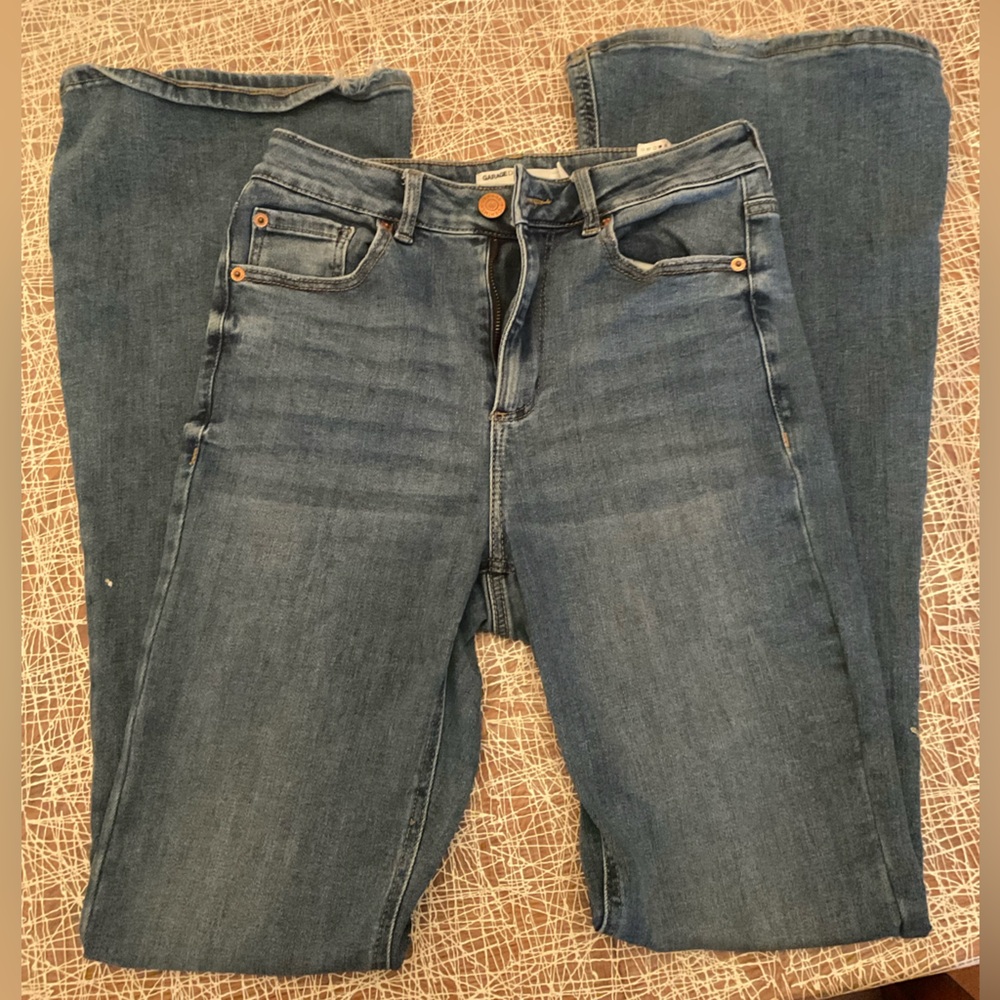 Garage flared jeans high rise